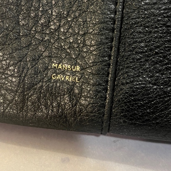 Mansur Gavriel Tulipano Black leather Tote / Crossbody - Picture 2 of 9